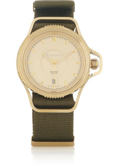 givenchy seventeen watch gold